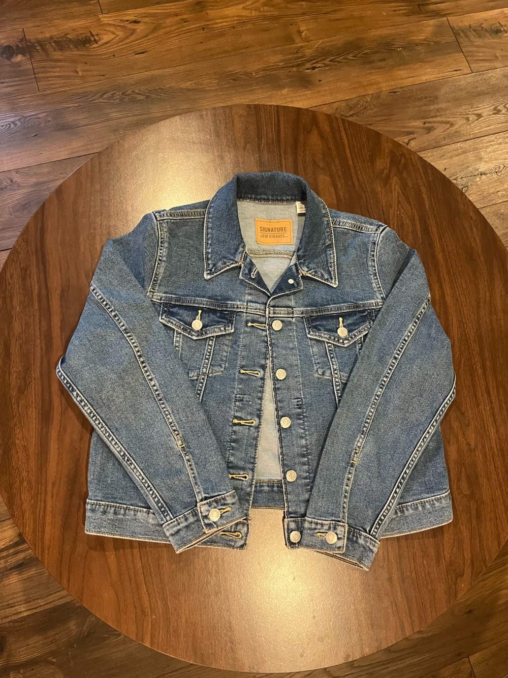 Signature by Levi Strauss Medium Blue Denim Jacket